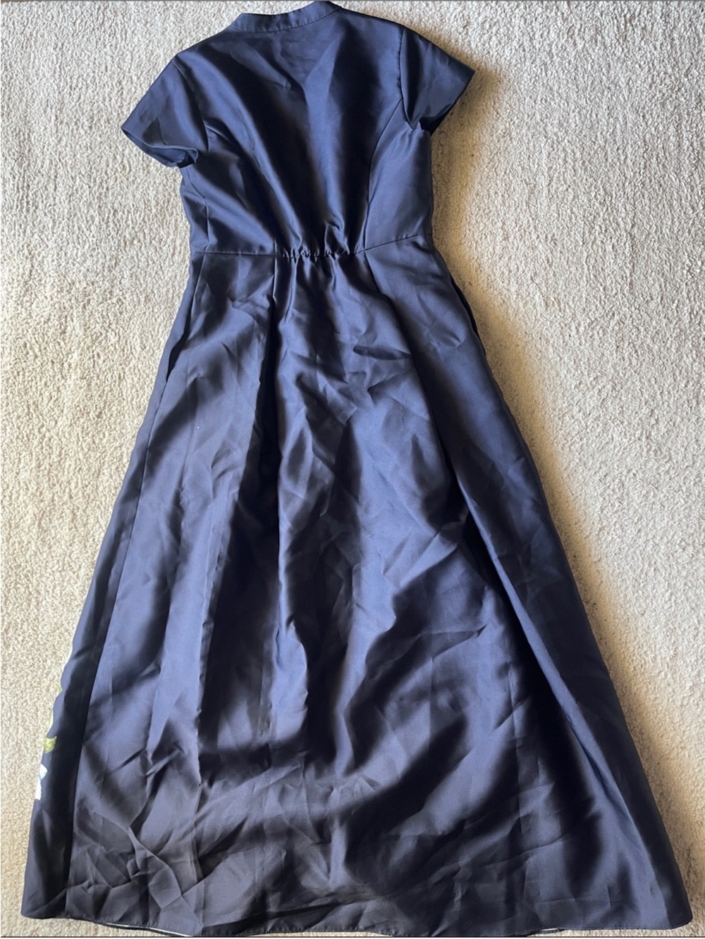 SACHIN BABI Marta Mikado Gown in Floral Fresco Blue Maxi Dress - Picture 7 of 9